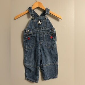 Sprockets Vintage 24 Mosnths Kids' Denim Overalls with Bear Detail